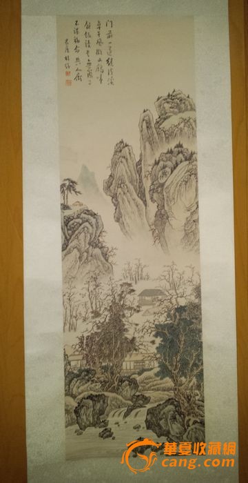晚清民国著名翻译家,文学家,书画家林琴南山水立轴