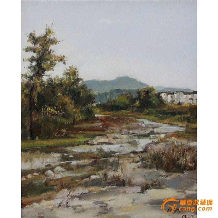 甘肃省美协会员油画作品《宏村日记》_甘肃省