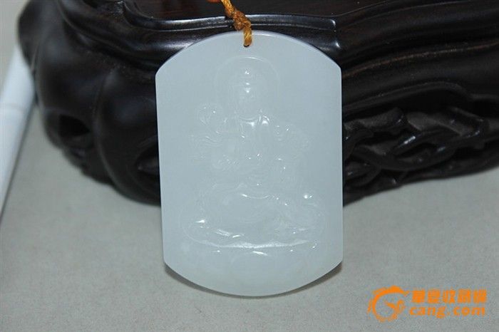 一级白青海白玉观音|一级白青海白玉观音拍卖|竞价|价格|交易-玉器拍卖-华夏收藏网