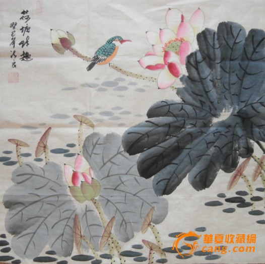 荷塘情趣_荷塘情趣拍卖_竞价_价格_交易_字画拍卖_华夏收藏网