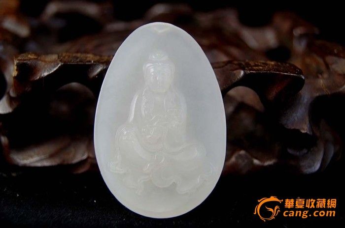 青海白玉老料--如意观音_青海白玉老料--如意观音拍卖_竞价_价格_交易_玉石拍卖_华夏收藏网