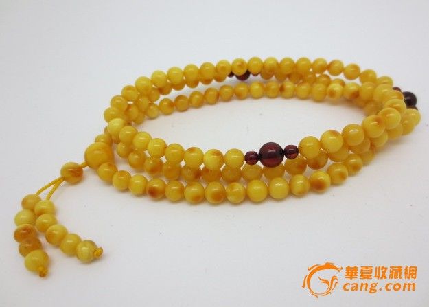 蜜蜡佛珠108粒_蜜蜡佛珠108粒拍卖_竞价_价格_交易_珠宝拍卖_华夏收藏网