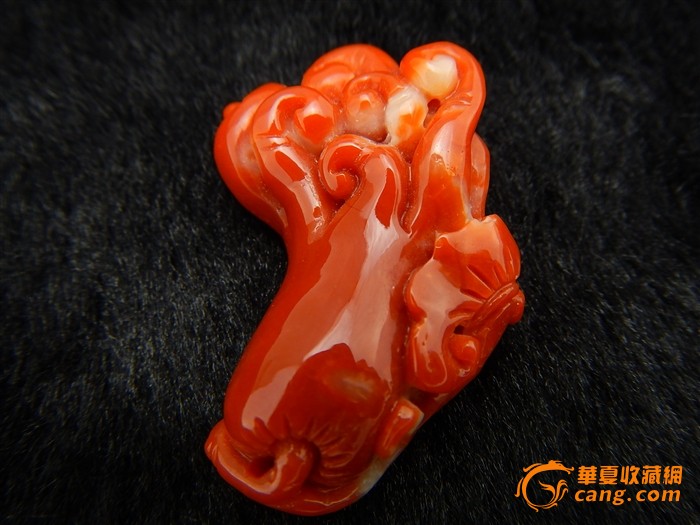 阿卡红珊瑚挂件
